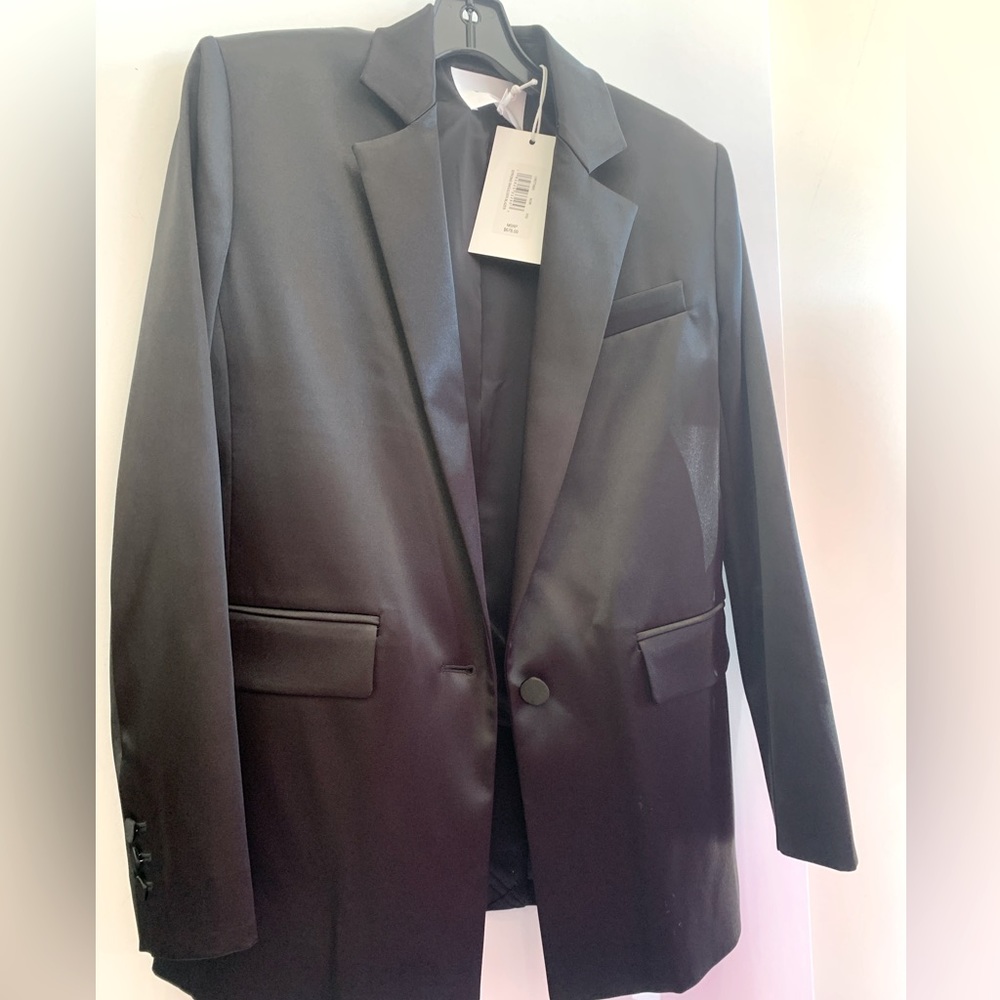 Frame Satin Blazer